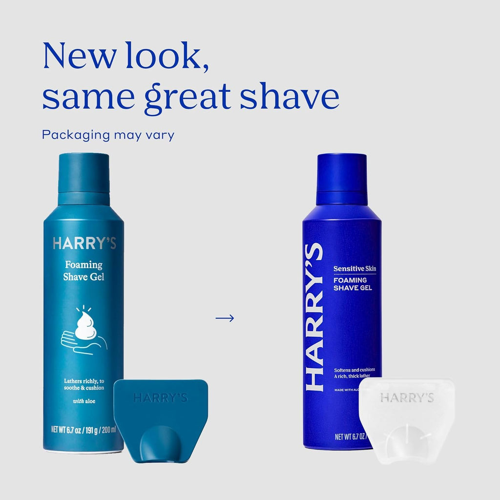 Original Shaving Kit for Men - Razor Handle, 3 Refills, Shave Gel