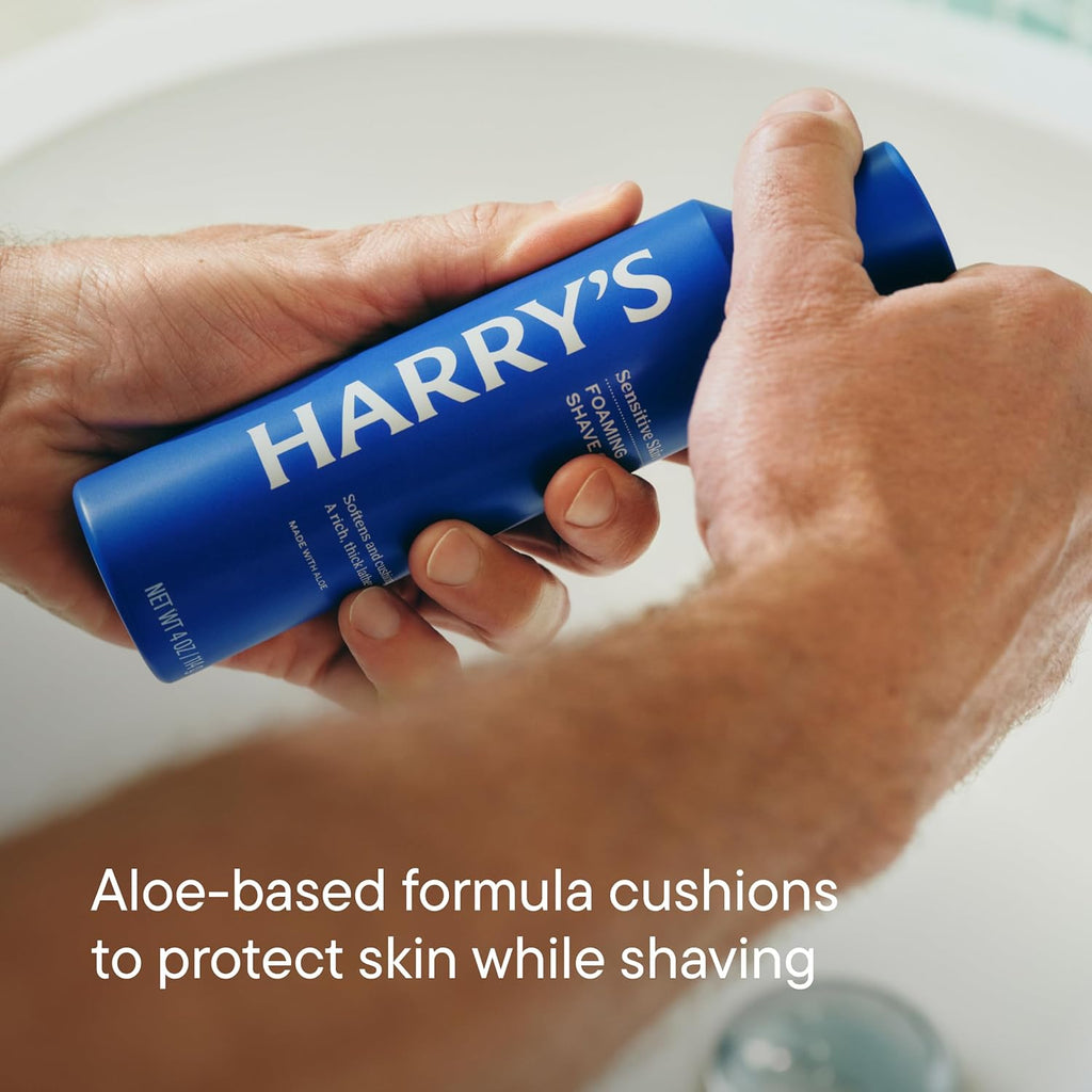 Original Shaving Kit for Men - Razor Handle, 3 Refills, Shave Gel