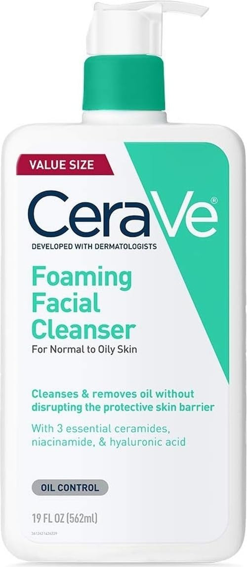Foaming Facial Cleanser, Face Wash for Oily Skin, 19Oz