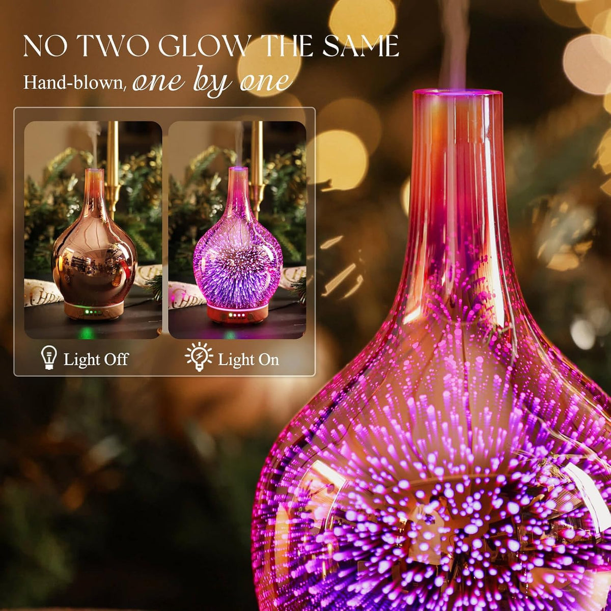 150Ml Handmade Essential Oil Diffuser 6H Runtime